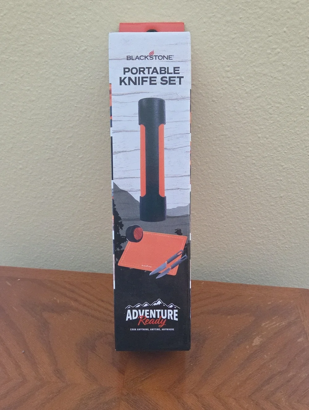 Blackstone Portable Knife Set - Orange and Black Travel Kit